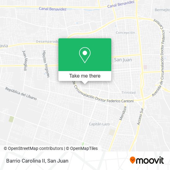 Barrio Carolina II map