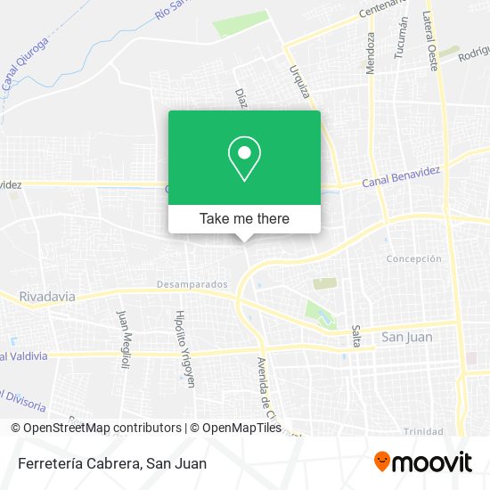 Ferretería Cabrera map