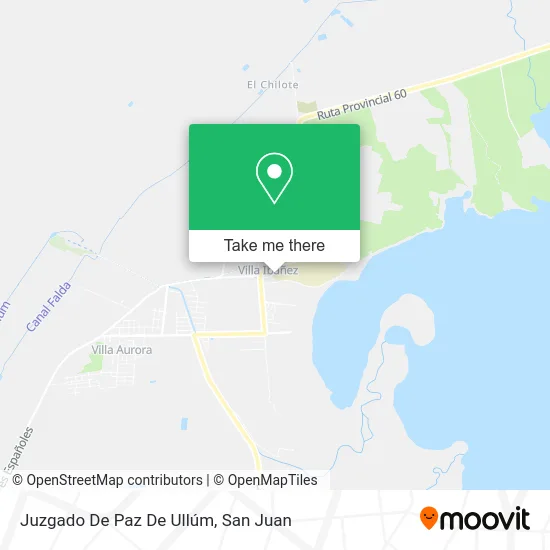 Juzgado De Paz De Ullúm map