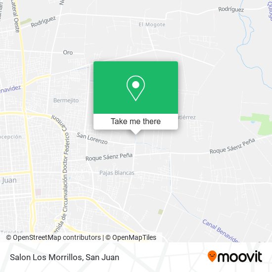 Mapa de Salon Los Morrillos