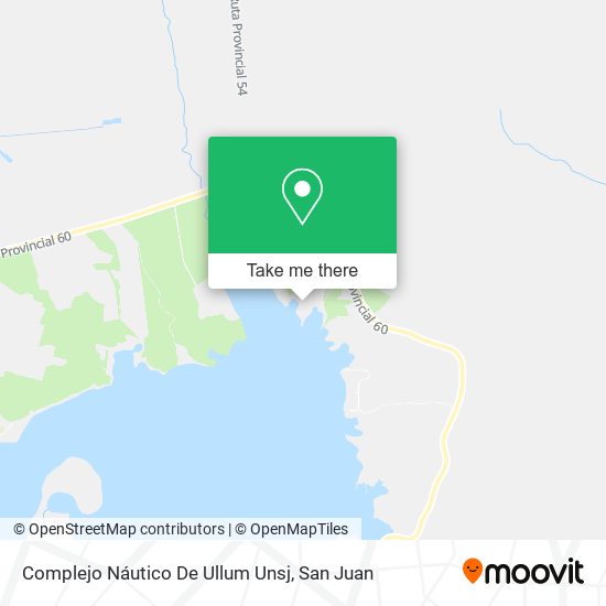 Complejo Náutico De Ullum Unsj map
