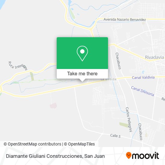 Diamante Giuliani Construcciones map