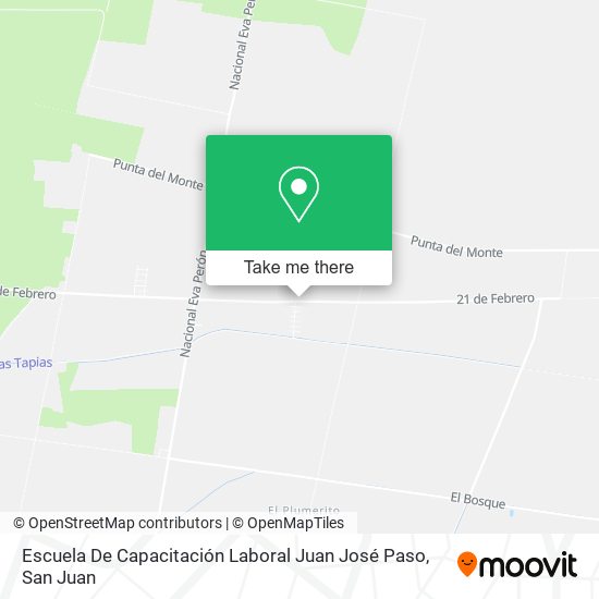 Escuela De Capacitación Laboral Juan José Paso map