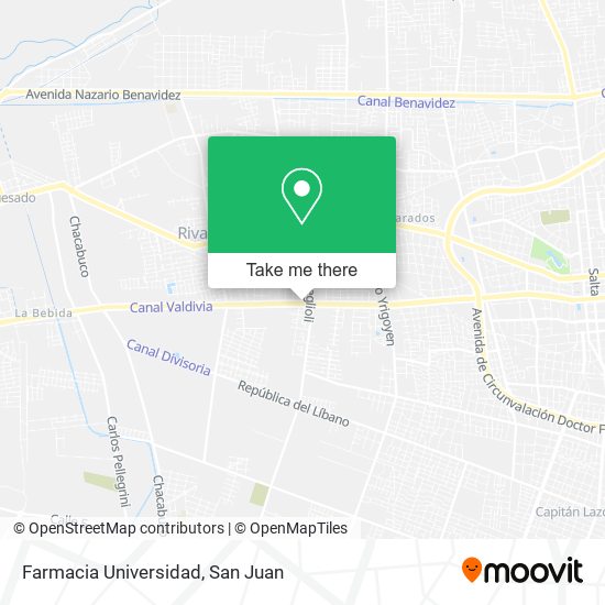 Farmacia Universidad map