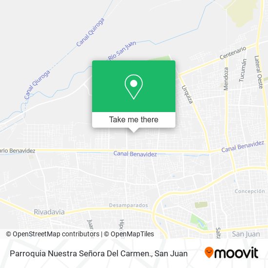 Parroquia Nuestra Señora Del Carmen. map