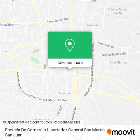 Escuela De Comercio Libertador General San Martín map