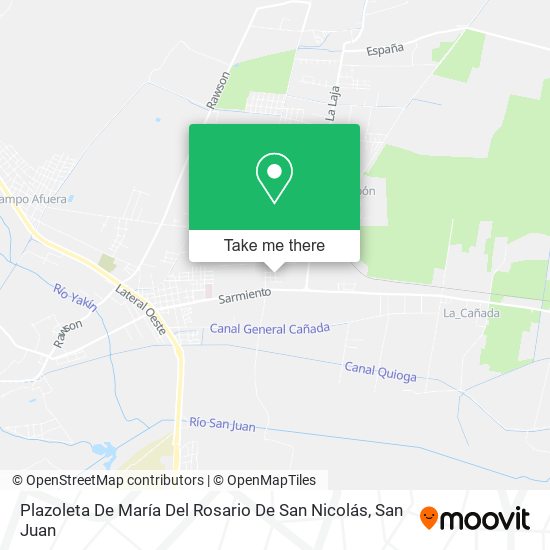 Plazoleta De María Del Rosario De San Nicolás map