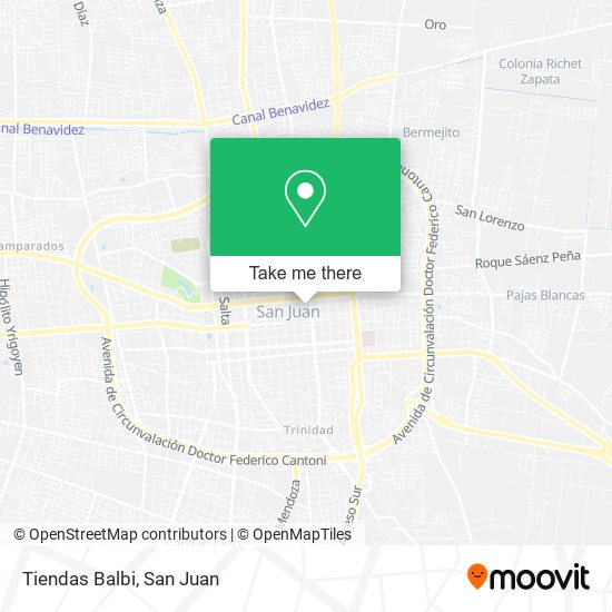 Mapa de Tiendas Balbi