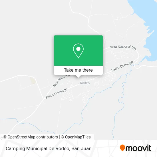Camping Municipal De Rodeo map