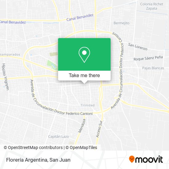 Florería Argentina map