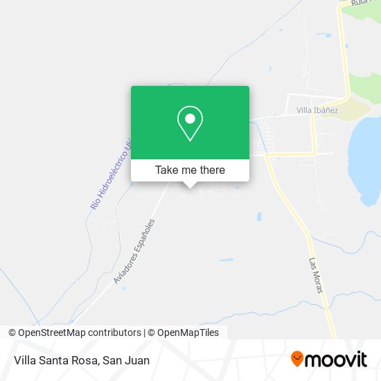 Mapa de Villa Santa Rosa