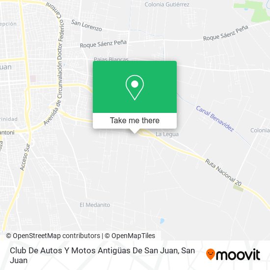 Club De Autos Y Motos Antigüas De San Juan map