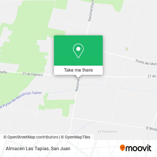 Almacén Las Tapias map