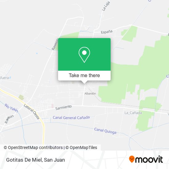 Gotitas De Miel map