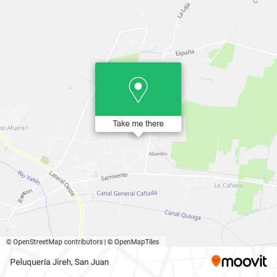Mapa de Peluquería Jireh