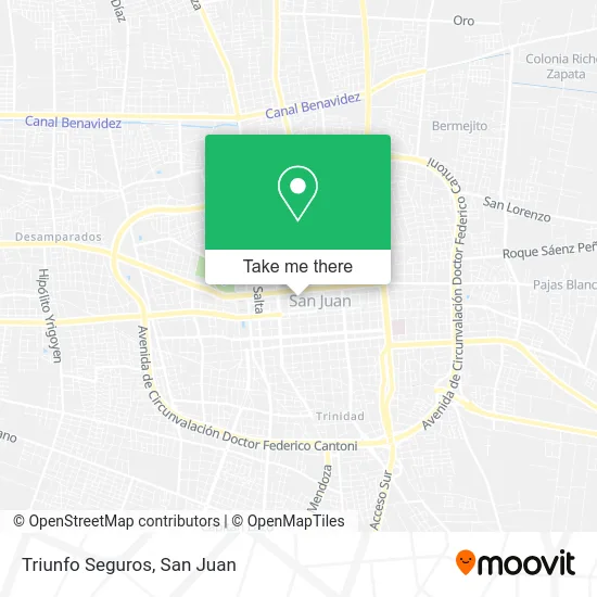 Triunfo Seguros map
