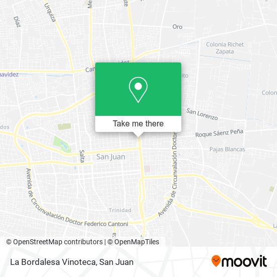 La Bordalesa Vinoteca map