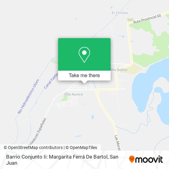 Mapa de Barrio Conjunto Ii: Margarita Ferrá De Bartol