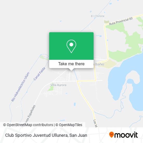 Club Sportivo Juventud Ullunera map