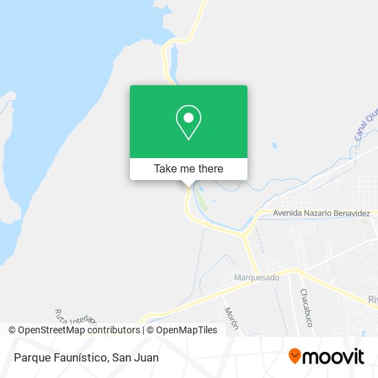 Mapa de Parque Faunístico