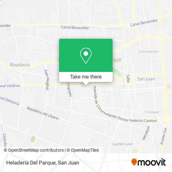 Mapa de Heladería Del Parque
