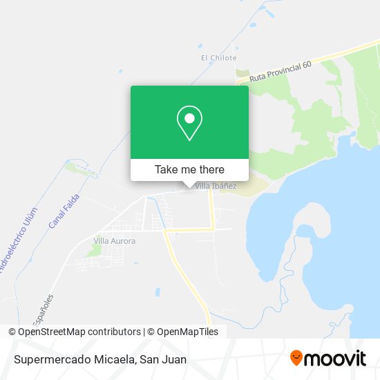 Mapa de Supermercado Micaela