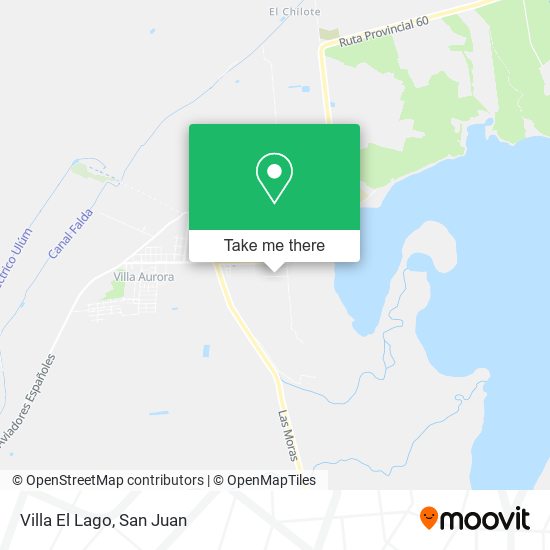 Villa El Lago map