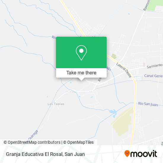 Granja Educativa El Rosal map