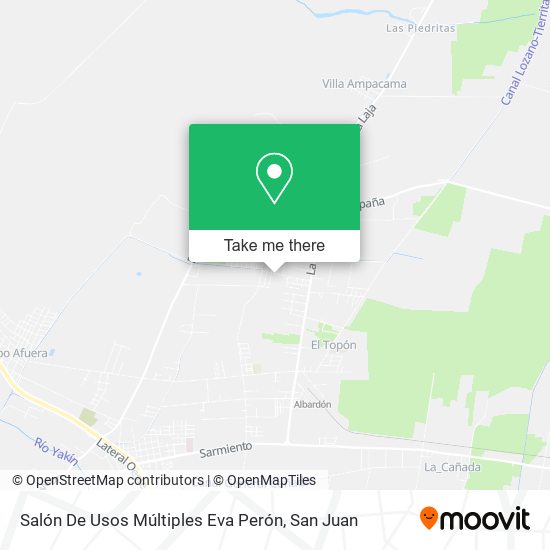 Salón De Usos Múltiples Eva Perón map