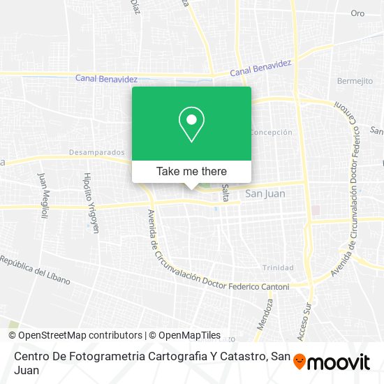 Centro De Fotogrametria Cartografia Y Catastro map