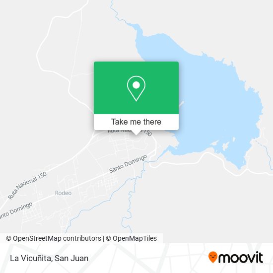 Mapa de La Vicuñita