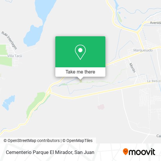 Cementerio Parque El Mirador map