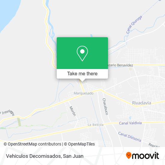 Vehículos Decomisados map