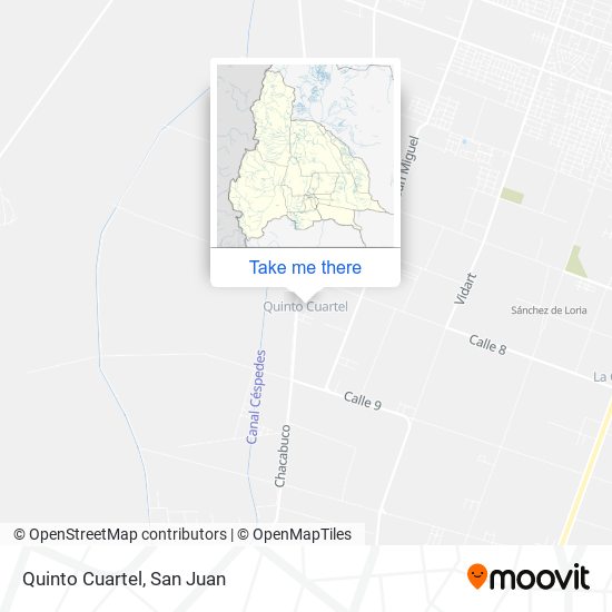 Quinto Cuartel map