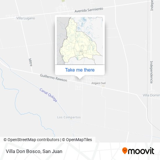 Villa Don Bosco map