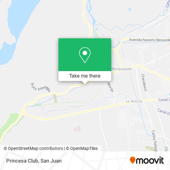 Princesa Club map