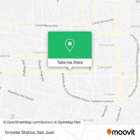 Mapa de Growler Station