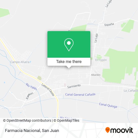 Farmacia Nacional map
