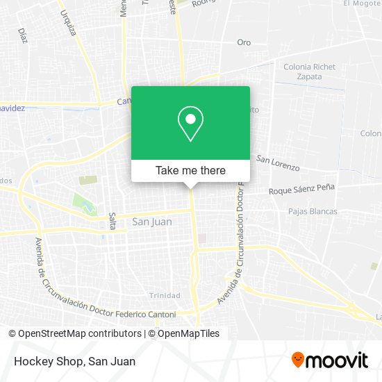 Mapa de Hockey Shop