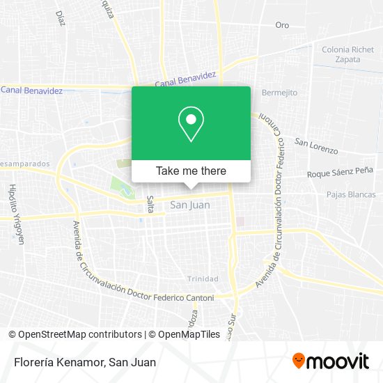 Mapa de Florería Kenamor