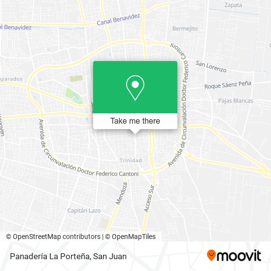 Panadería La Porteña map