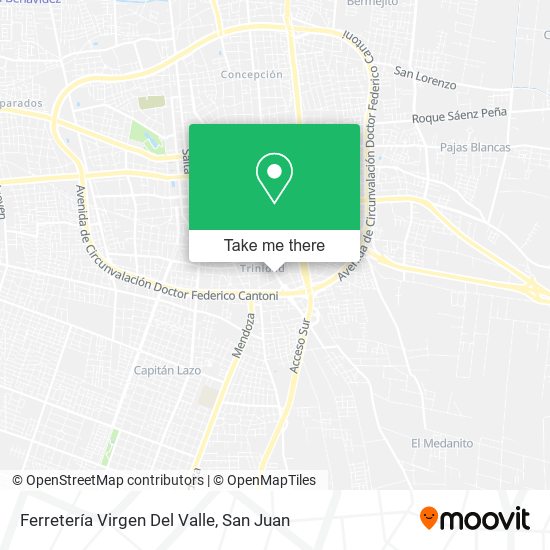 Ferretería Virgen Del Valle map