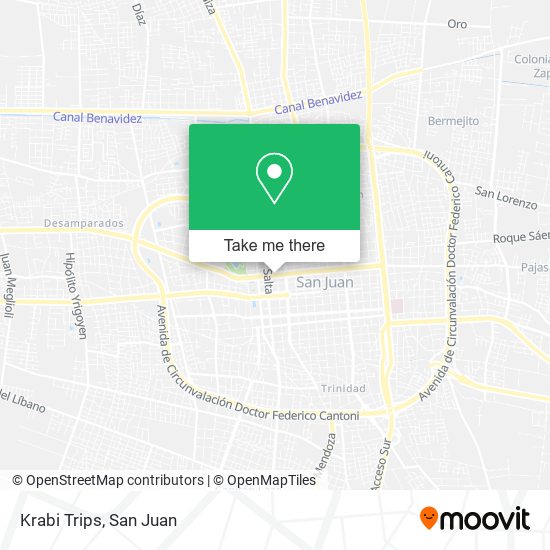 Krabi Trips map