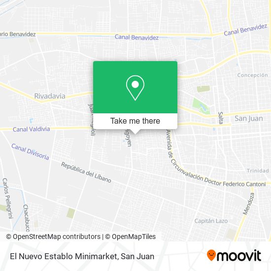 El Nuevo Establo Minimarket map