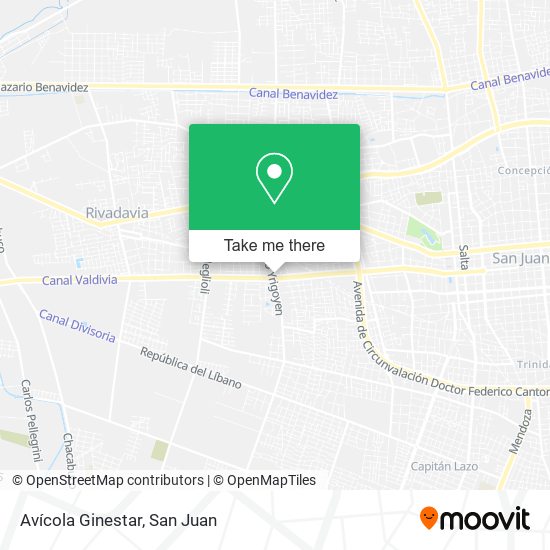 Avícola Ginestar map