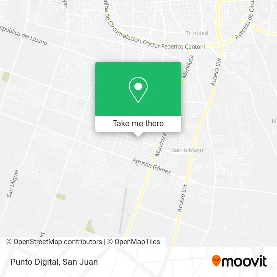 Punto Digital map