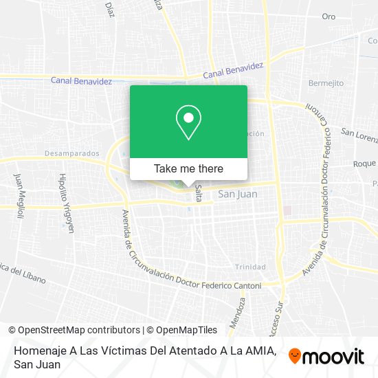 Homenaje A Las Víctimas Del Atentado A La AMIA map
