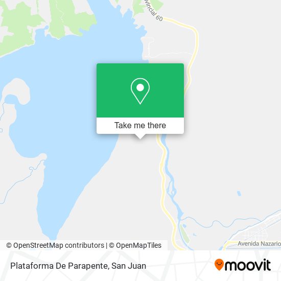 Mapa de Plataforma De Parapente