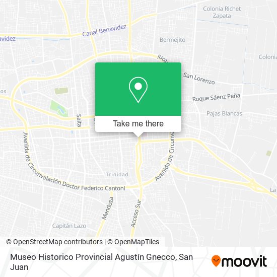 Mapa de Museo Historico Provincial Agustín Gnecco