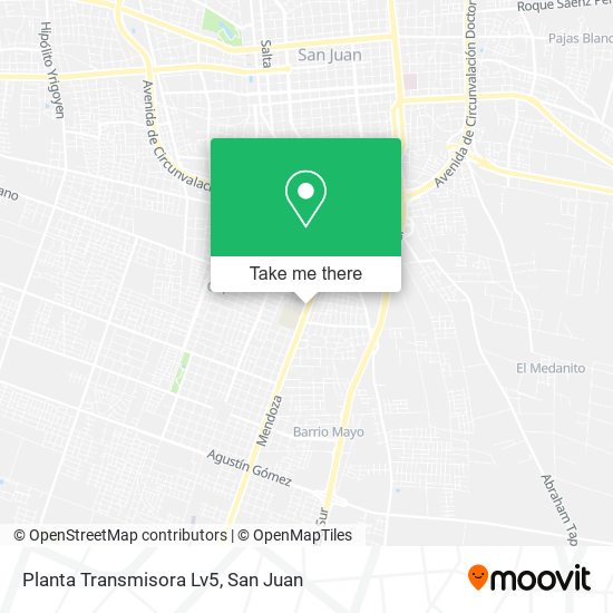 Planta Transmisora Lv5 map